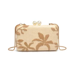 Clutches^Urban Expressions Seaside Chic Evening Bag Natural