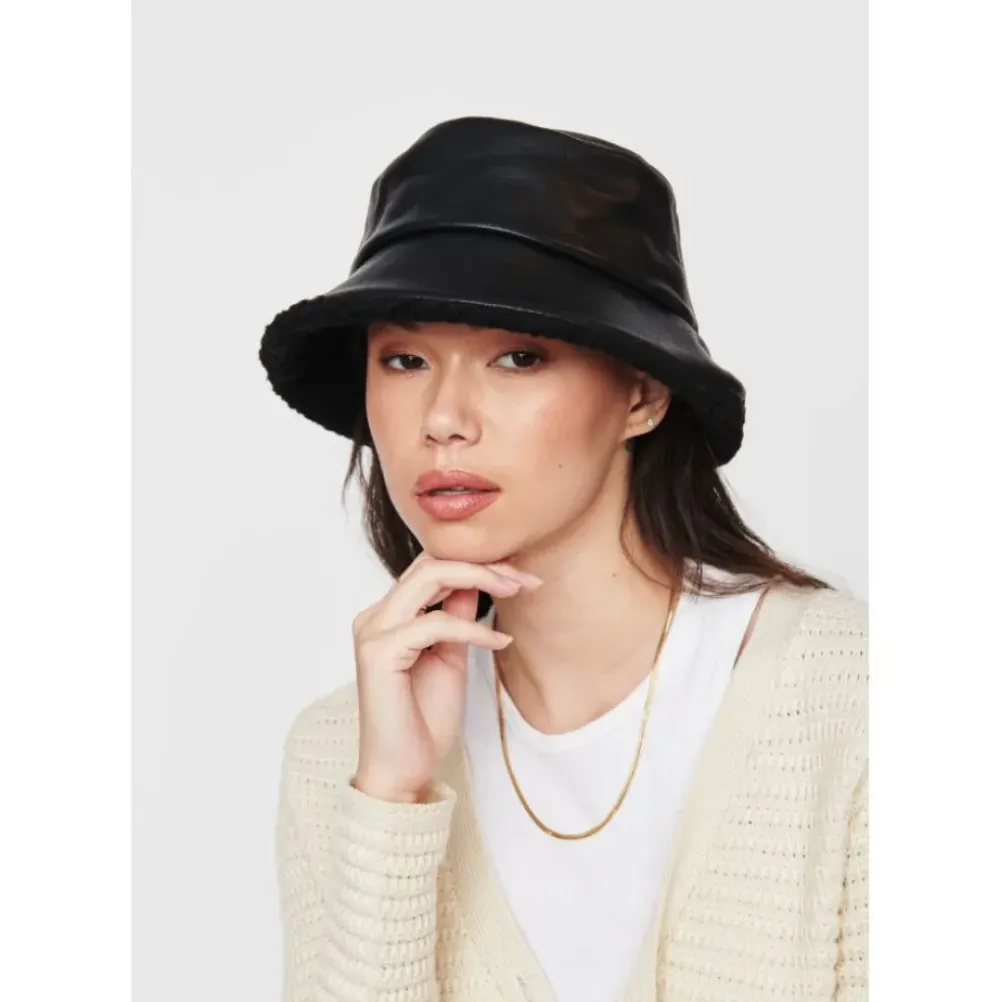 Hats^Urban Expressions Shearling Trim Bucket Hat Bucket Hat