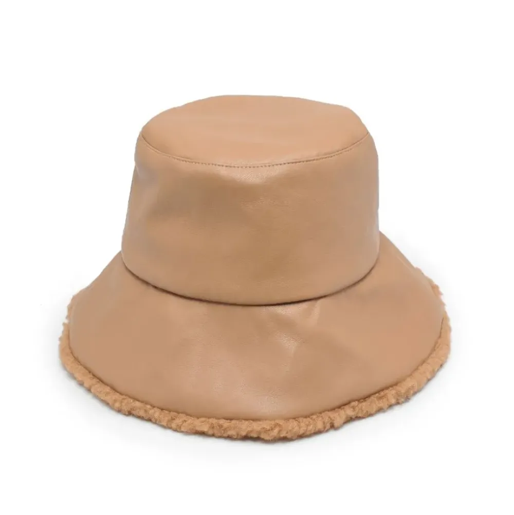 Hats^Urban Expressions Shearling Trim Bucket Hat Bucket Hat