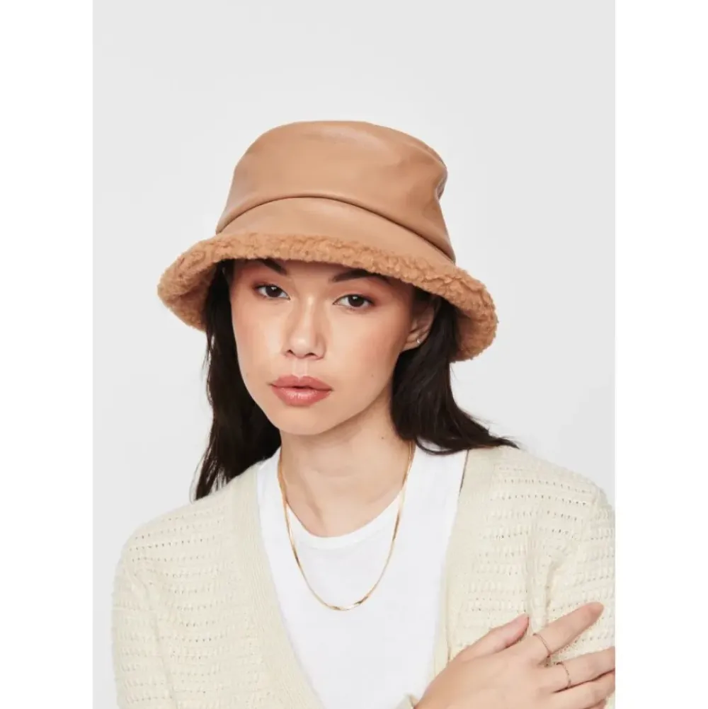 Hats^Urban Expressions Shearling Trim Bucket Hat Bucket Hat