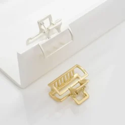 Hair Clips & Claws^Urban Expressions Simple Metal Claw - 2 Pack Hair Claw