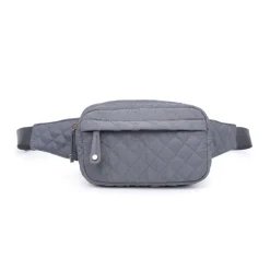 Belt Bags^Urban Expressions Teo - Quilted Nylon Belt Bag