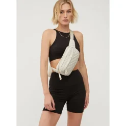 Belt Bags^Urban Expressions Teo - Quilted Nylon Belt Bag