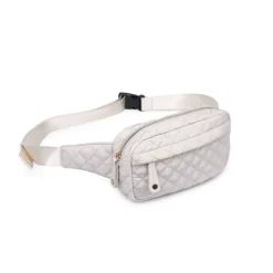 Belt Bags^Urban Expressions Teo - Quilted Nylon Belt Bag