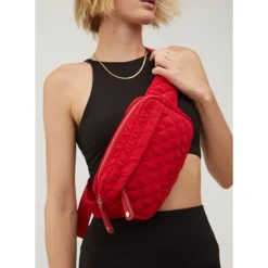 Belt Bags^Urban Expressions Teo - Quilted Nylon Belt Bag