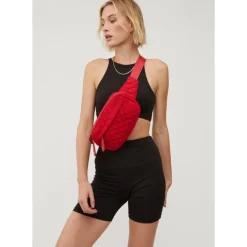 Belt Bags^Urban Expressions Teo - Quilted Nylon Belt Bag