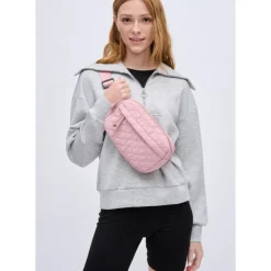 Belt Bags^Urban Expressions Teo - Quilted Nylon Belt Bag