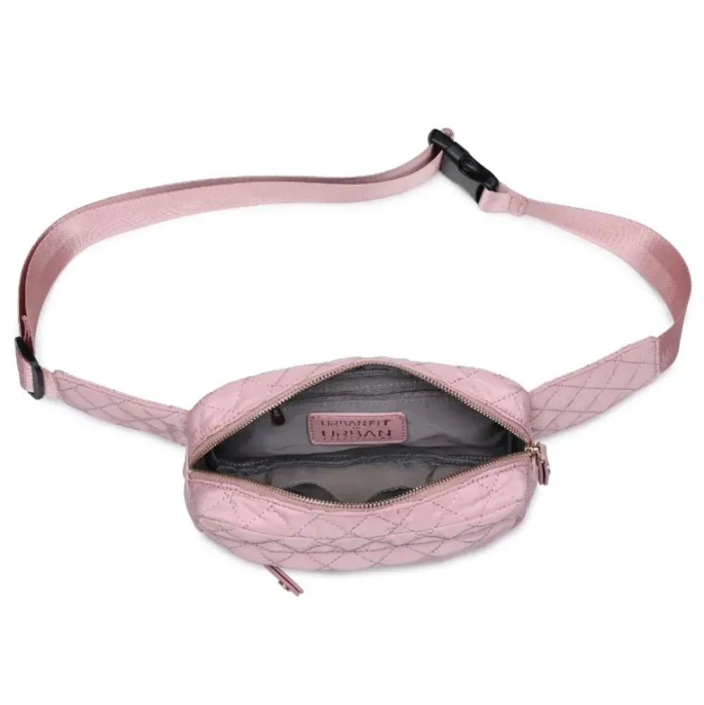 Belt Bags^Urban Expressions Teo - Quilted Nylon Belt Bag