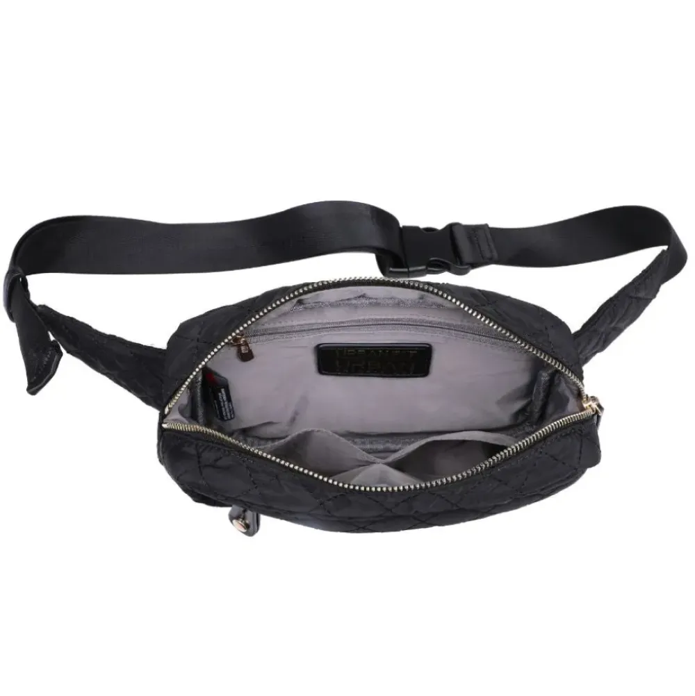 Belt Bags^Urban Expressions Teo - Quilted Nylon Belt Bag