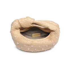 Clutches^Urban Expressions Tracy - Pearls Clutch Natural