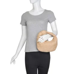 Clutches^Urban Expressions Tracy - Pearls Clutch Natural