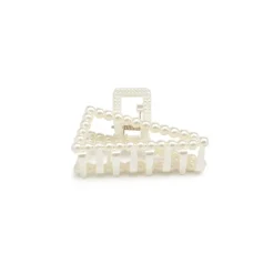 Hair Clips & Claws^Urban Expressions Triangle Peal Hair Claw Hair Claw Pearl