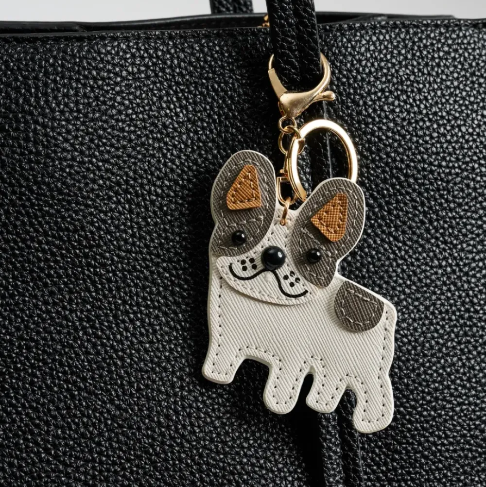 Bag Charms & Keychains^Urban Expressions Zero Keychain Charm Grey