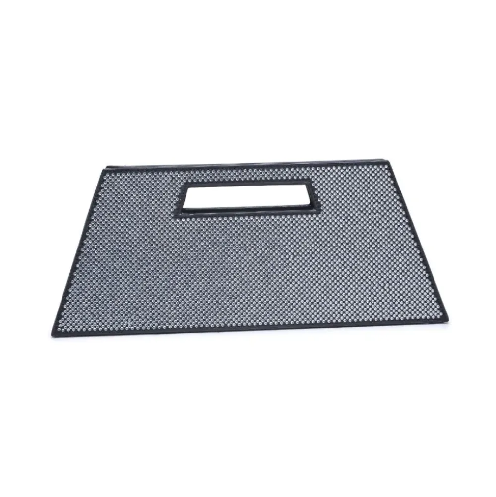 Clutches^Urban Expressions Zinc Evening Bag SilverBlack
